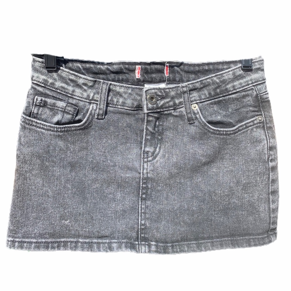BDG Acid Wash Denim Mini Skirt